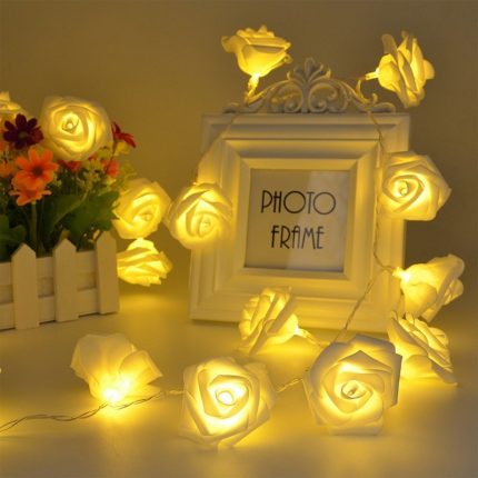 ریسه LED گل رز فوم